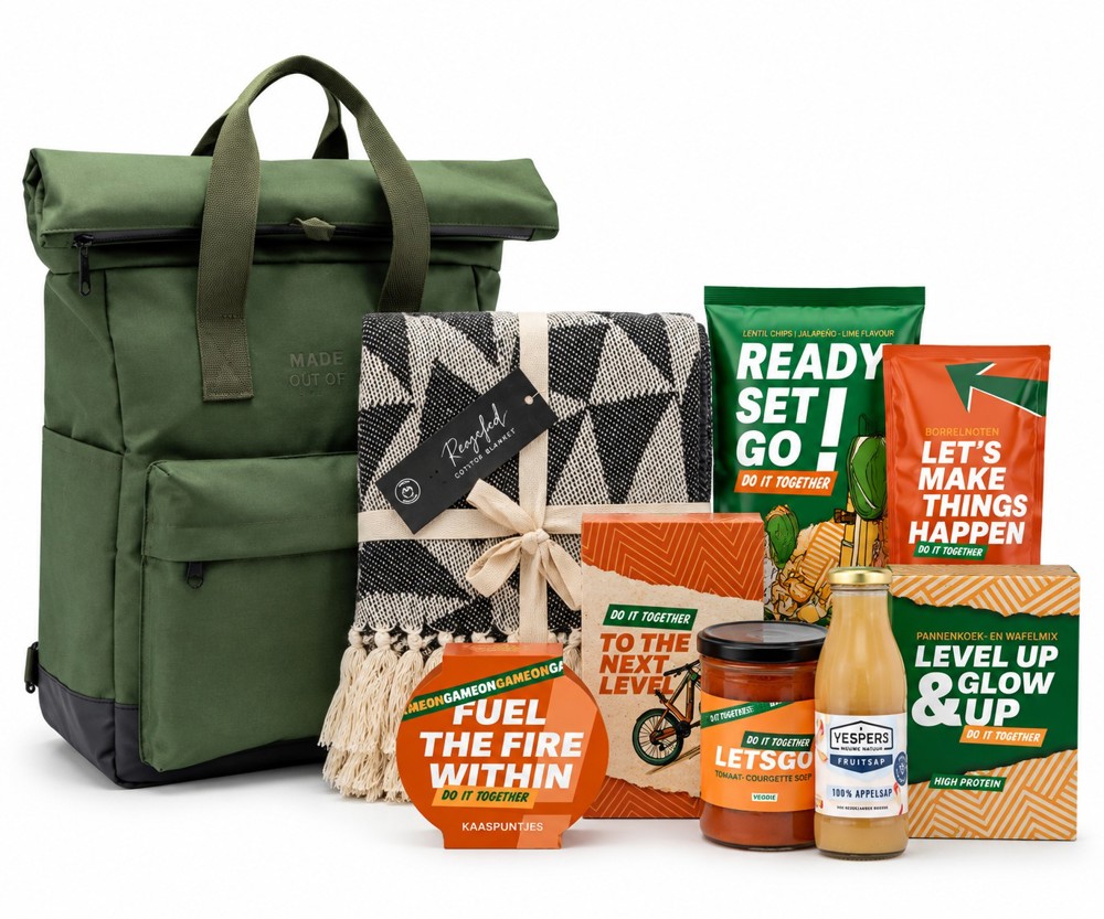 Kerstpakket Rugzak voor Onderweg