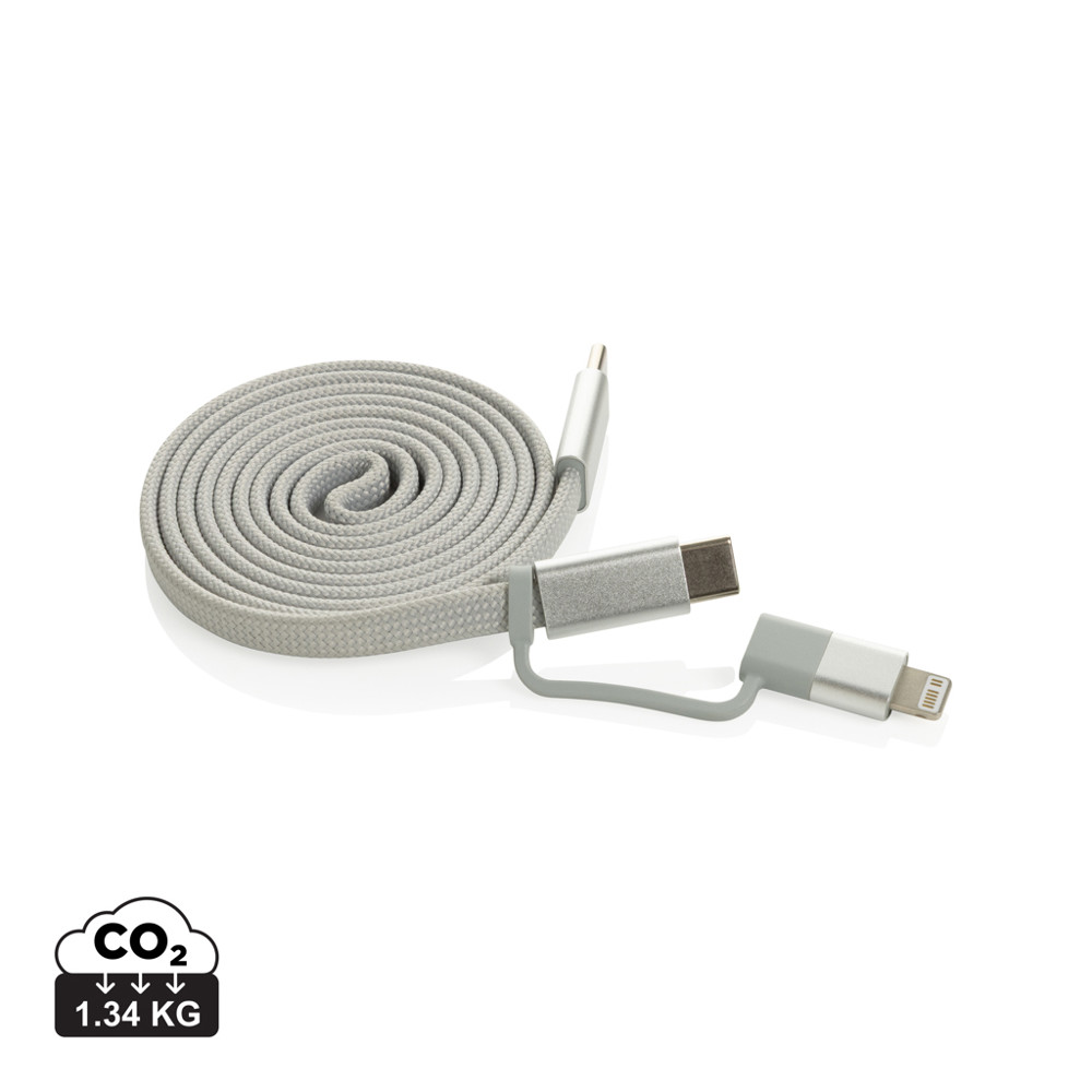 Arc Ultra-thin RCS recycled 60W 2 in 1 magnetische kabel