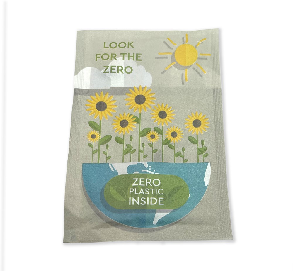Plasticvrij zaadzakje L, mix van zomerbloemen