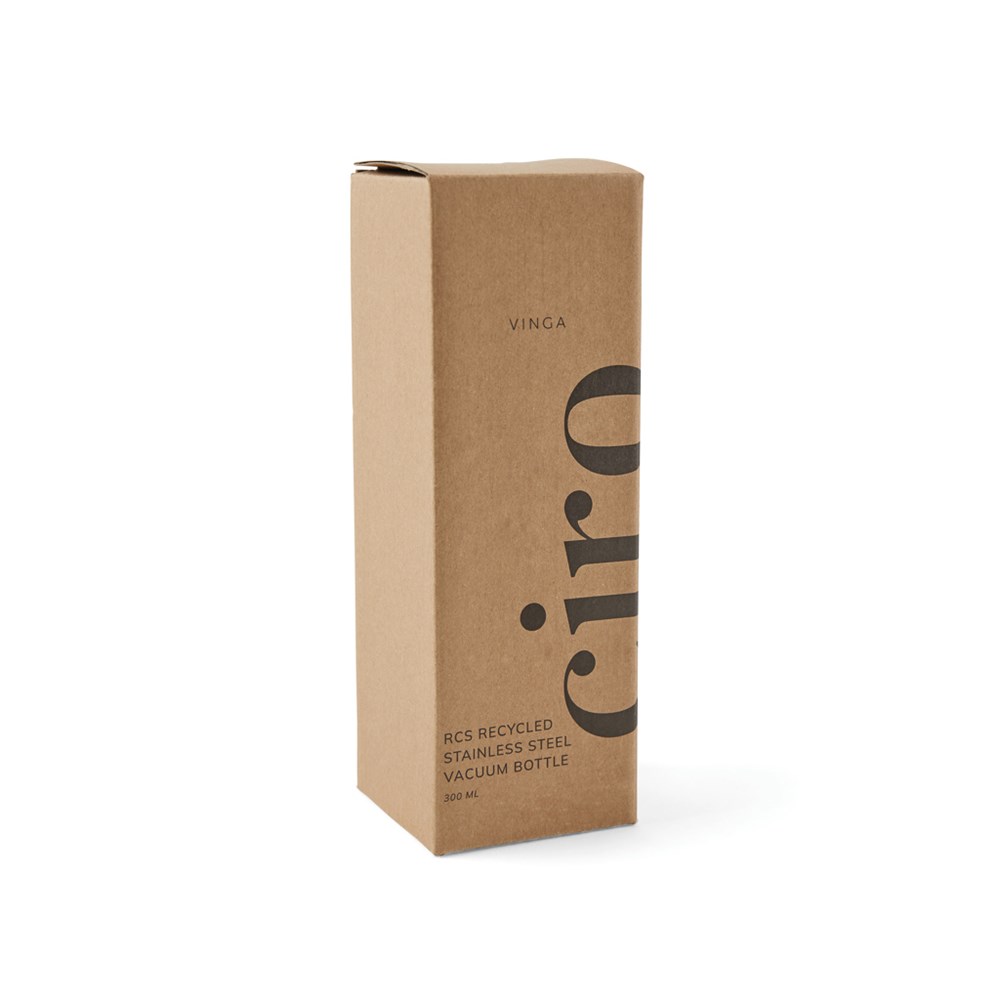 VINGA Ciro RCS gerecycled RVS vacuümfles 300ML
