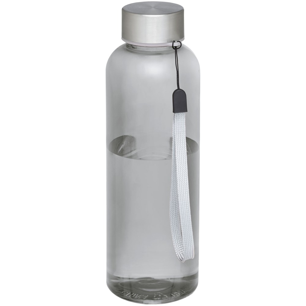 Bodhi 500 ml waterfles van RPET - Transparant zwart
