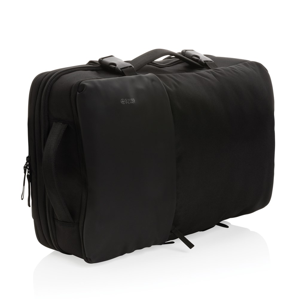 Swiss Peak AWARE™ RPET 15.6" uitbreidbare weekendrugzak